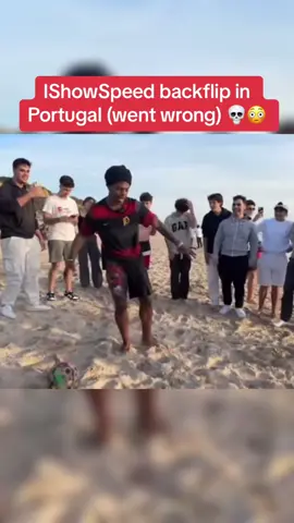IShowSpeed backflip (went wrong) 💀😳 #ishowspeed #ishowspeedclipz #ishowspeedrage #ishowspeedlive #fypp #ishowspeedronaldo 