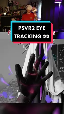 PSVR2 Eye Tracking in Synapse is crazy! #eyetracking #psvr2 #synapse #telekenesis #gaming #GamingOnTikTok #playstation  @nDreamsVR 
