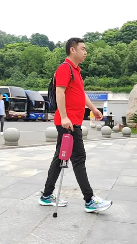 Portable Trekking Hiking Pole, Folding Walking Stick with Seat, Walking Cane with Chair , Foldable Chair , Lightweight Aluminum ,Easy Carry and Storage, Anti-Slip #foldablechair #walkingstick #walkingcane 