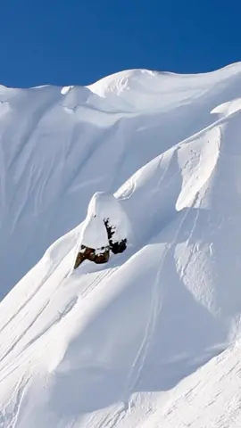 Tim Durtschi launching off this diving board in Alaska. ⛷️ @Tim Durtschi  🎥 Poor Boyz Productions  #sbcskier #ski #skiing #skier #poprpoyzproductions #alaska #heliskiing #backie #freeskiing #freerideskiing #printisnotdead  #backcountryskiing #snow #stomp