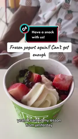 Having frozen yoghurt again I’m going to miss this place! This time I wasn’t sharing with himLol #foryou #MomsofTikTok #kids #toddlersoftiktok #food #Foodie #snack #idea #treat #viral #couple #greenscreen 