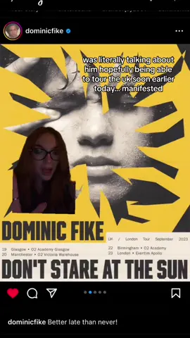you are welcome #dominicfike #dominicfiketour #concert #manifestation #screamed 