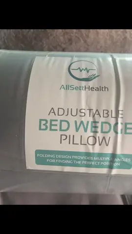 #allsetthealth #amazonfinds #bettersleep  Have you struggled with finding the perfect pillow?! How many pillows do you have? This adjustable bed wedge pillow from @AllSettHealth is legit! 