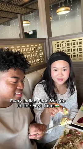 Eating Indian dishes by Chef Sanjeev Kapoor for the first time!🇮🇳😋 #couples #girlfriend #boyfriend #Foodie #foodies #FoodLover #couplegoals #indian #indianfood 