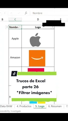 Truco de excel parte 26 - filtrar imagenes sin que se empalmen o junten  @Jackie O | CEO Business Coach   #negocios #excel #finanzas #trucosestudiantes #trucosenexcel #excelfacil #excelformulas #exceltutorial #trucosparaexcel #cursosonline #finanzastiktok #exceltok    #capcut 