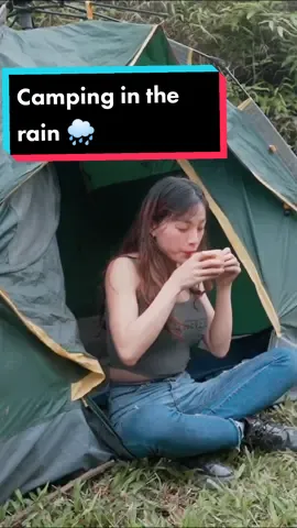 Relaxing in the tent with the satisfying sound of nature #campinglife #intherain #rvlife #rv #fypシ #foryou #asmr #fyp #camping #Outdoors #tiktok 