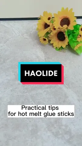 Practical tips for hot melt glue sticks.#hotglue #gluegun #gluestick #useful 