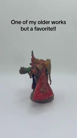 40k Nurgle chaos lord painted. #warhammer40k #warhammercommunity #warhammer #painting #hobby #40k #gamesworkshop #fyp #spacemarines #chaos #nurgle #chaosspacemarines #art #warhammer40kpainting 