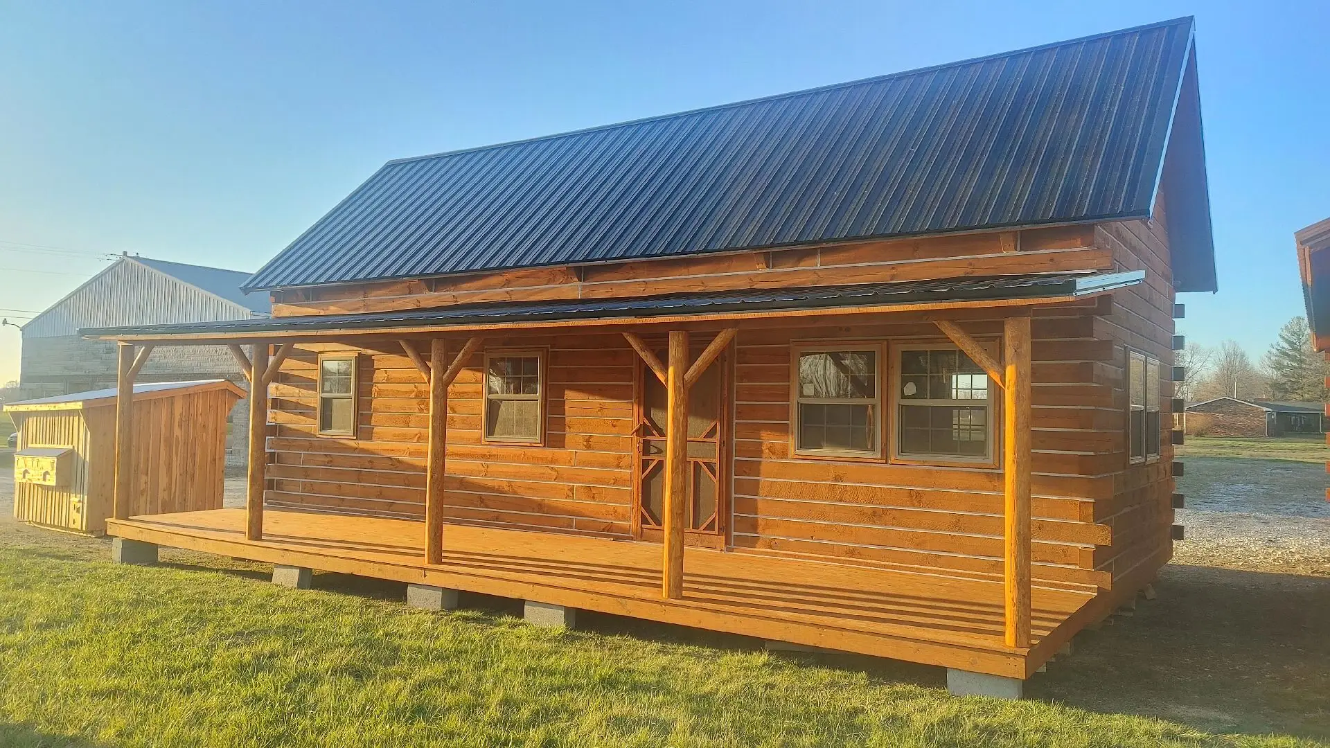 If you are seeking an Amish Built Cabins you've found the perfect spot here at AmishBuiltCabins.com ! We deliver them to 48 out of the 50 states. Many sizes and options too choose from.#amish #amishtiktok #amishlife #amishgonewild #amishparadise #amishbuilt #amishmade #log #logcabin #loghome #loghomes #tinyhouse #tinyhome 