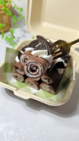 Mini towel cake roll rasa cookies and cream! Enak banget, super simple, wajib makannya pas masih dingin✨ | Masaknya pake Mito Kompor Induksi IN 100 @Mito #towelcake #minitowelcakeroll #mito #mitokomporinduksi #mitoin100 