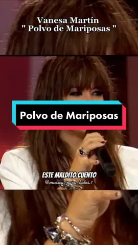 Vanesa Martín, Polvo de Mariposas #vanesamartin #polvodemariposas #musica #❤️ #paratii #viral #masde40 #fypシ #videolyrics 