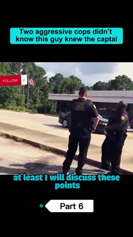 Two aggressive cops didn’t know this guy knew the captain   #cops #copstiktok #police #cop #copsoftiktok #policeofficer #viral #foryou #foryoupage #trending #fyp #fypシ #cirminal 