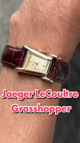 Jaeger LeCoultre Grasshopper #watchtok #watches #watchspotting #jaegerlecoultre #smallwatch #vintagewatch @Elias 