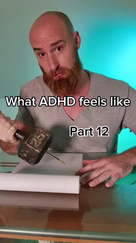 What ADHD feels like. Part 12. * people with ADHD have a tendency to wait until the last minute to find the motivation to complete tasks. #adhd #adhdtiktok #adhdtok #adhdawareness 