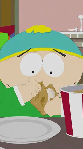 Cartman eats all the chicken skin #southpark #cartman #friedchicken #chickenskin #extracrispy #friedchickenday