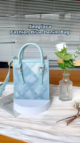 Seagloca New Blue Denim Bag 🤩🤩✨#fashion #tiktokshop #seemore #seagloca #tiktokfindsph #tiktokmademebuyit #tiktokshoppingpaydaysale #TikTokFashion #qualitybags #everydaybag #tiktokfinds #foryou