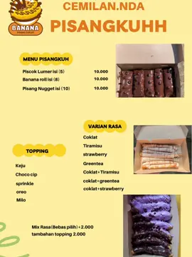 #piscoklumer #pisangcoklat #bananaroll #pisangnugget #piscokviraltiktok#bisnisanakmuda 