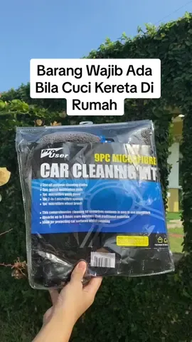 Barang Wajib Ada Bila Cuci Kereta Di Rumah 9 pcs car cleaning kit #9pcscarcleaningkit #cleaningkit #microfibretowel #cucikereta #carwash #kaincucikeretaviral 