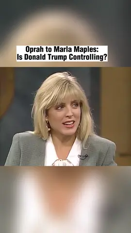 Oprah to Marla Maples Is Donald Trump Controlling #oprah #oprahwinfrey #theoprahwinfreyshow #interview #talkbox