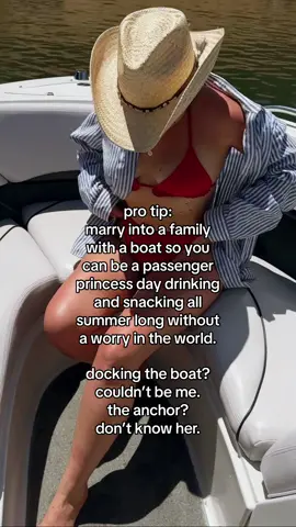work smarter 🤪 #summervibes #passengerprincess #boatlife #marriagehacks 