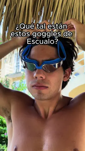 Todo un galán con nuestros goggles 😎 #swim