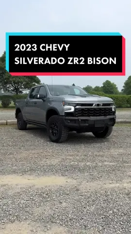 Chevy Silverado ZR2 Bison is pretty tough! #chevy #silverado #chevytrucks #cartok #carlover #carsoftiktok #fyp #foryoupage 