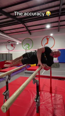 He had perfect form 😂 (via ashwatson92/IG) #gymnastics #bottlechallenge #athletic #flipping 