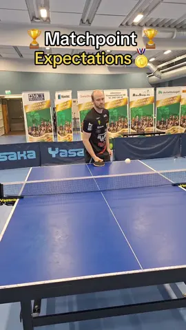 Matchpoint expectations VS reality #pingpong #bordtennis #tennisdetable #tabletennis @🥫Alvin Swanström🥫 