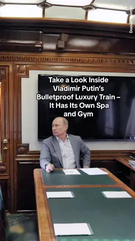 Leaked photos from the Dossier Center, a site that tracks Kremlin activity, give a rare insight into Putin’s private life. #vladimirputin #putin #russia #ukrainewar #train #traveltiktok #putintrain #luxurytrain #luxurytravel #hammam #millionaire 
