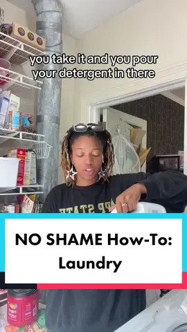NO SHAME How-To: how to do laundry #noshame #EduTok #howto 