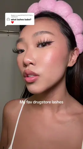 Replying to @user2919272717740   Linked in my storefront in tbe bio🔗🎀✨ #lashes #drugstore #makeup 