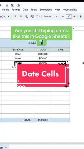 Did you know this Google Sheet tip? #googlesheets #spreadsheettricks #spreadsheettips #spreadsheetlife #googlesheetstips 