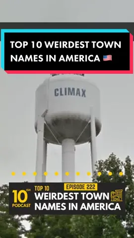 Dont climax early because we’re heading to Climax, Michigan 🗺️  Get more fun facts about Climax and other weirdly-named towns in Episode 222 of 10ish Podcast, featuring Tim and Lance from @Missing podcast / @Crawlspace 🇺🇸  #podcast #podcasts #podcastrecommendation #podcastsuggestions #comedypodcast #funnypodcast #funnytownnames #roadrrip #climaxmichigan #topten #top10 #funfacts #trivia #lists  