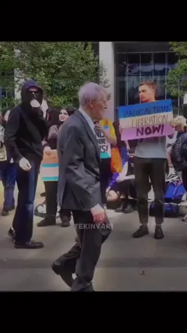 Veteran walks through LGBTQIA #veteran  #lgbtqia #ww2 