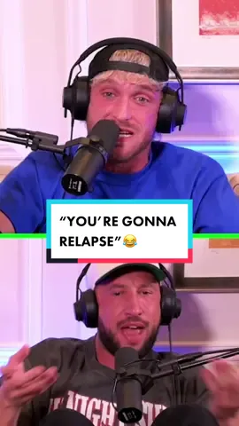 😂 LOGAN TELLS MIKE HE'S GOING TO RELAPSE 🫢 #loganpaul #mikemajlak #funny #impaulsive 