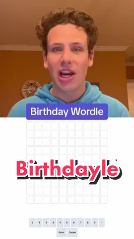 WHAT A PERFORMANCE 😂😂 #birthdayle #birthdaywordle 