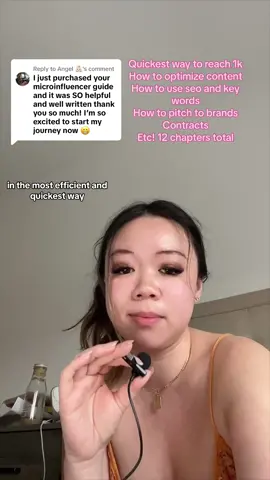 Replying to @Angel 👼🏻 link is in my bio! 😌✨ #microinfluencerjourney #microinfluencertips #microinfluenceradvice 