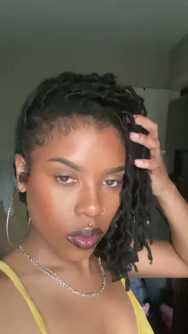 Tbh i think braid/twist outs on my locs gonna be my go to. I love how they look🥺  #locbae #locbabes #medusapiercing😍 #medusapiercing #womenwithlocs 
