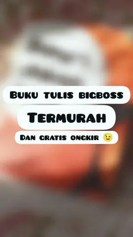 buku tulis bigboss termurah dan gratis ongkir 😉 buruan beli sebelum stok habis😉#bukubigboss #bukutulismurah1pak #bukutulisbigboss 