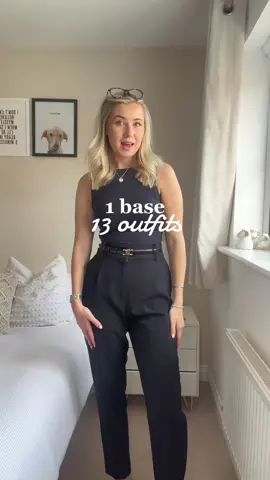 1 base, 13 outfits! #workwearoutfit #workwearoutfits #womensworkwear #workoutfit #workoutfits #workwearinspo #1base5looks 