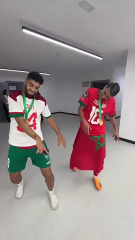 Winner dance😂😍🇲🇦 #morocco #maroc #marocaine🇲🇦 #football #afcon #africancup #winners #champions #fyp 