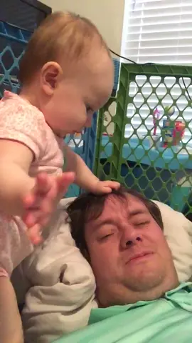 Baby and dad #baby #cute #funnybaby #funnymoment #Love #babyanddad