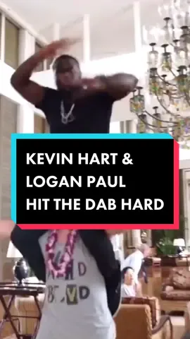 Kevin Hart & Logan Paul Hit The Dab HARD 🥵🥵 #tiktok #reels #shorts #podcast #influencer #impaulsive #loganpaul #kevinhart #dab #dabbing #collab 