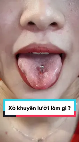 Xỏ khuyên lưỡi #piercings #piercing #xokhuyentai #xokhuyen #tiktok #xokhuyensaigon #govap 