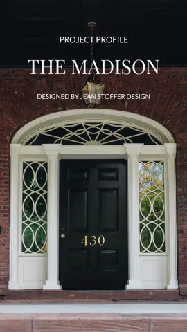 One of her largest renovations to date, renowned designer Jean Stoffer infused her classic style into this historic home known as The Madison. Stay tuned next week for more Madison Mondays! #gutrenovation #jeanstofferdesign #kitchenmakeover #historichome 