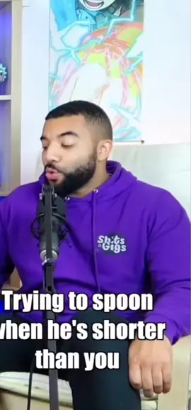 Trying to spoon when he is shorter than you #shxtsngigs #shxtsngigsclips #trending #watch #mustwatch #clips #twitter #fyp #foryou #halloffame #funny #boppod #banter #funnyvideo #drama #spoon #shorter 