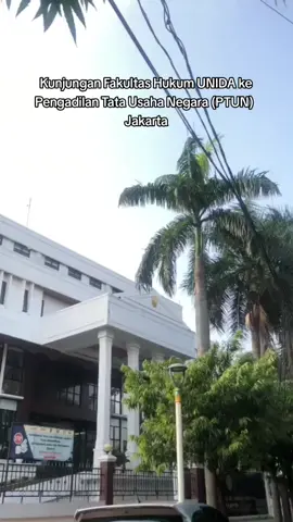 mahasiswa semester 6 Fakultas Hukum UNIDA kunjungi Pengadilan Tata Usaha Negara (PTUN) Jakarta
