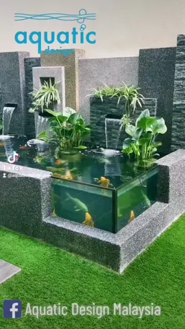 #goldfish #kolam #interiordesign #fishpond #fishpond #koifish #koifish #koifish #waterfeature #aquaticdesignmalaysia #aquaticdesign 