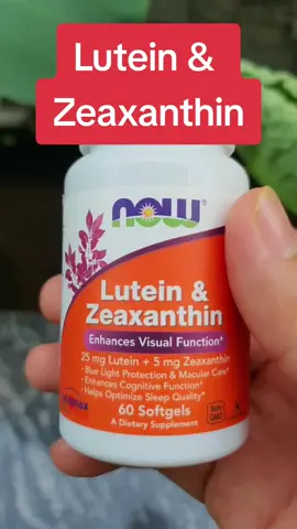 Lutein & Zeaxanthin của Now Foods, hỗ trợ cho mắt. #lutein #zeaxanthin #nowfoods 