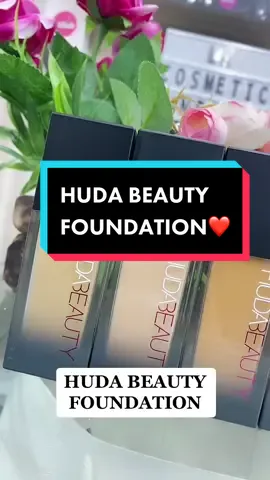 The most loved full coverage foundation @Huda Beauty #lacosmeticsnepal #hudabeauty #foundation #coverage #makeup #basemakeup #makeuplove #fyp #trending 